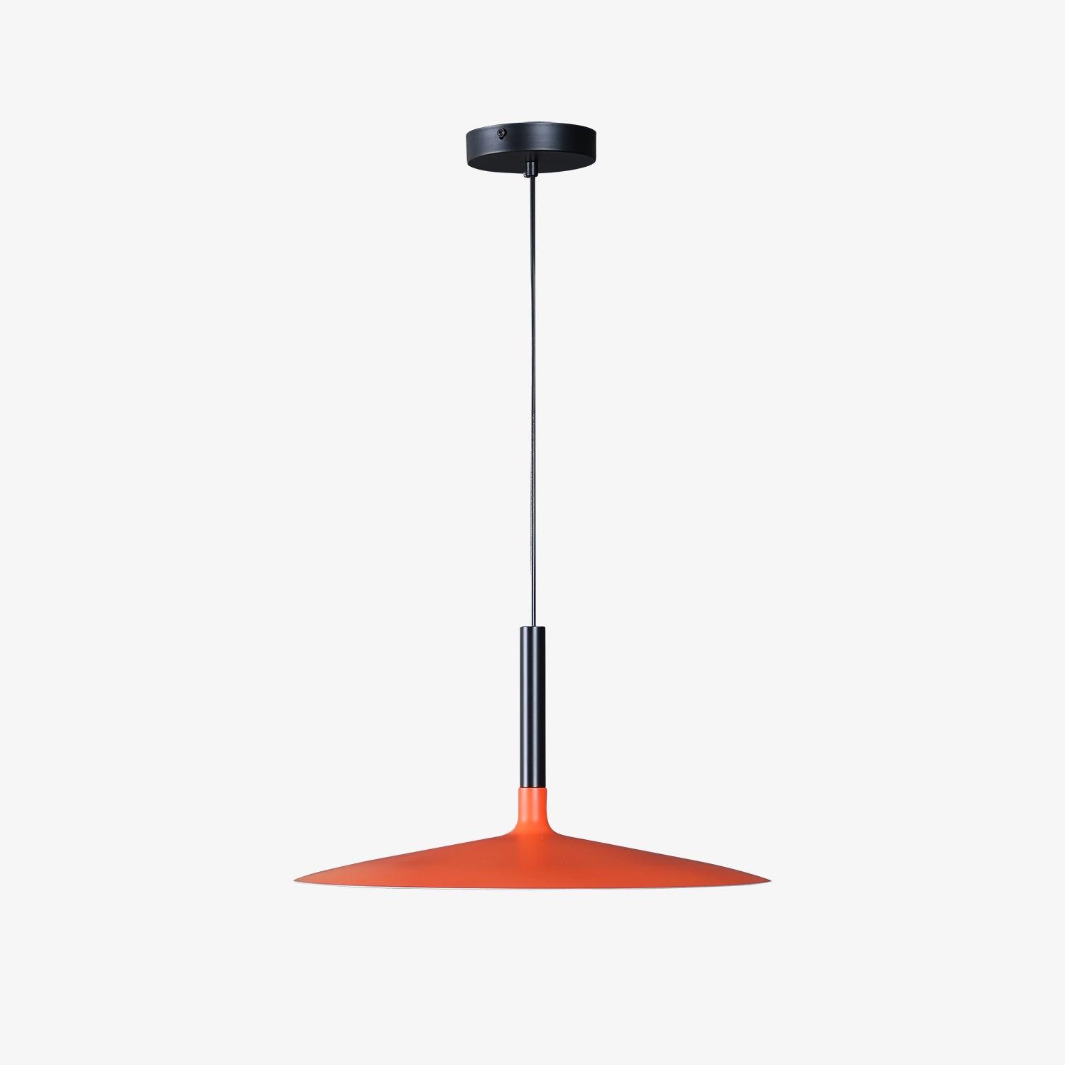 Modern Industrial Aluminum Pendant Light with Focused LED Illumination for Indoor Spaces