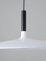 Modern Industrial Aluminum Pendant Light with Focused LED Illumination for Indoor Spaces