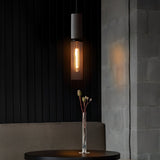 Modern Industrial Concrete and Black Metal Mesh Pendant Light E27 Cage Chandelier Ceiling Lamp