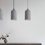 Modern Industrial Concrete Pendant Lamp Minimalist Hanging Light for Kitchen and Dining Room