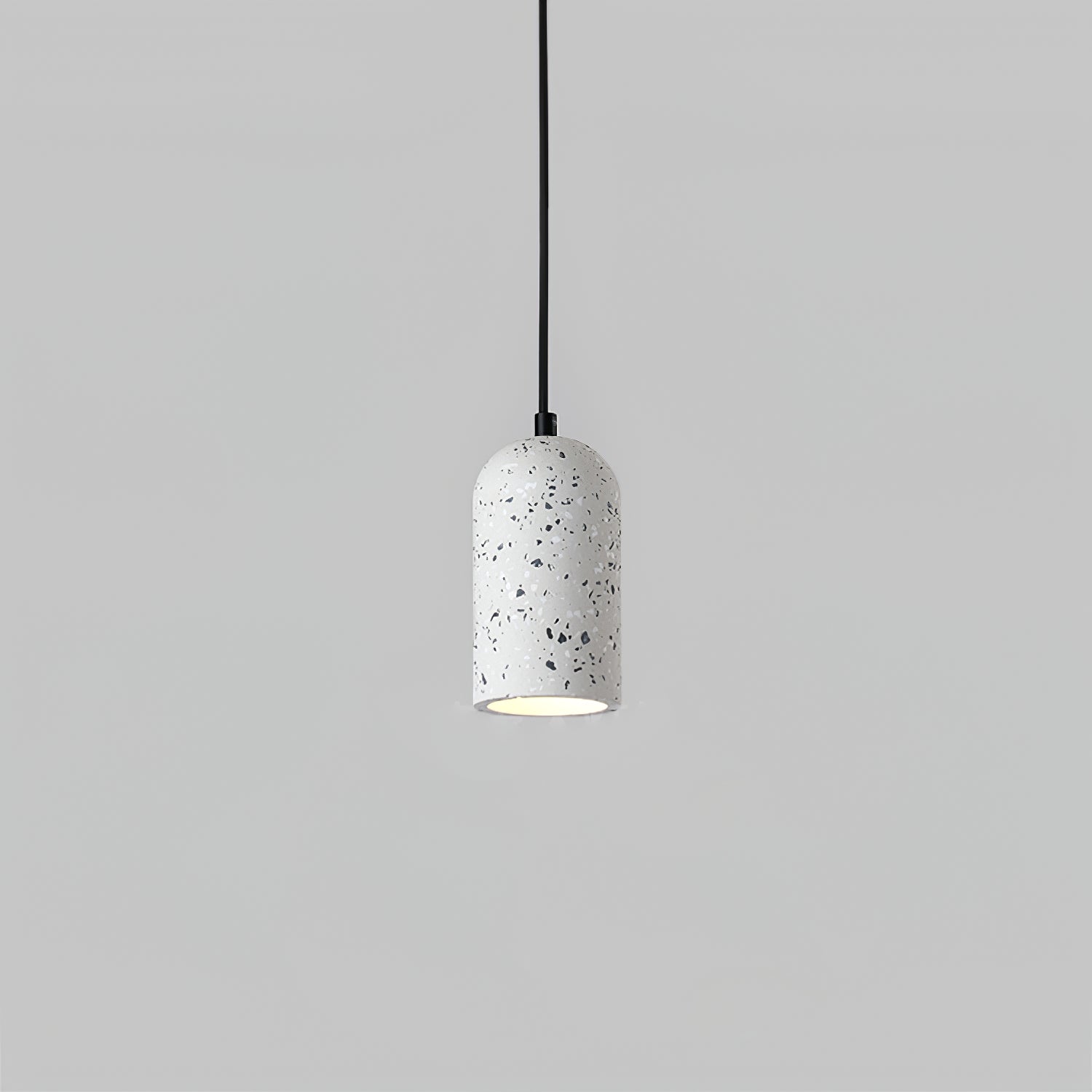Modern Industrial Concrete Pendant Lamp Minimalist Hanging Light for Kitchen and Dining Room