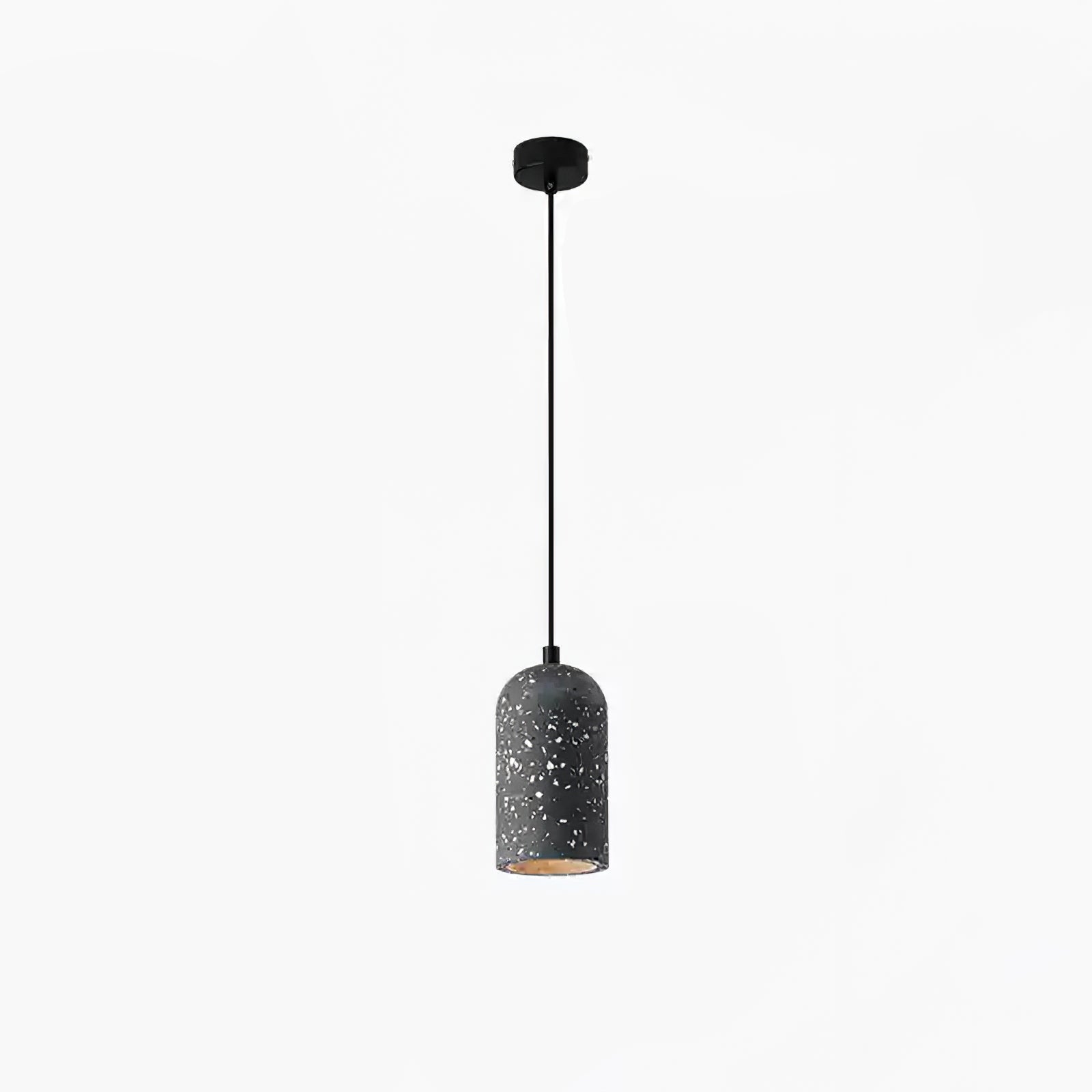 Modern Industrial Concrete Pendant Lamp Minimalist Hanging Light for Kitchen and Dining Room