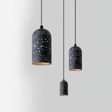 Modern Industrial Concrete Pendant Lamp Minimalist Hanging Light for Kitchen and Dining Room