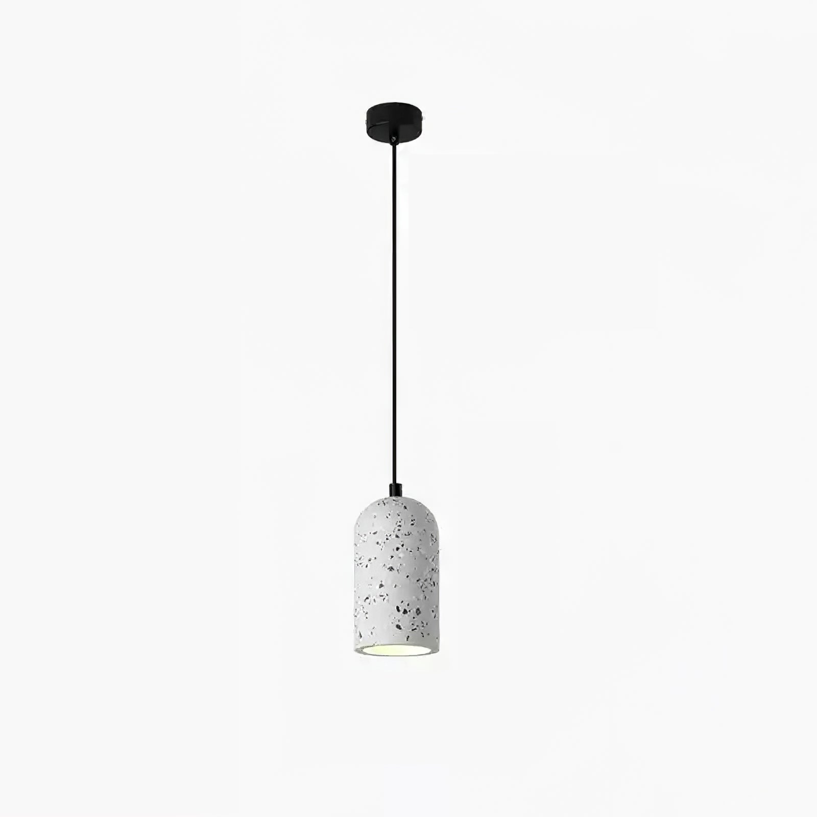 Modern Industrial Concrete Pendant Lamp Minimalist Hanging Light for Kitchen and Dining Room