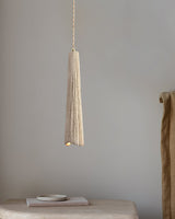 Modern Industrial Concrete Pendant Light Minimalist Microcement Hanging Lamp for Dining Room