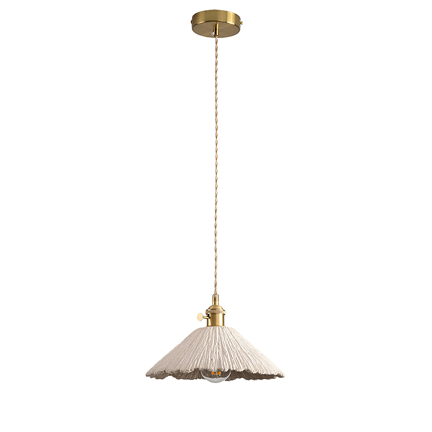 Modern Industrial Concrete Pendant Light Minimalist Microcement Hanging Lamp for Dining Room