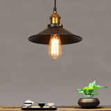 Modern Industrial Cone Metal Pendant Light Adjustable Hanging Ceiling Lamp for Kitchen and Dining Room