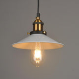 Modern Industrial Cone Metal Pendant Light Adjustable Hanging Ceiling Lamp for Kitchen and Dining Room