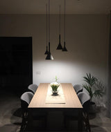 Modern Industrial Conical Concrete Pendant Light Minimalist Cement Drop Lamp for Kitchen and Dining