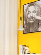 Modern Industrial Conical Concrete Pendant Light Minimalist Cement Drop Lamp for Kitchen and Dining