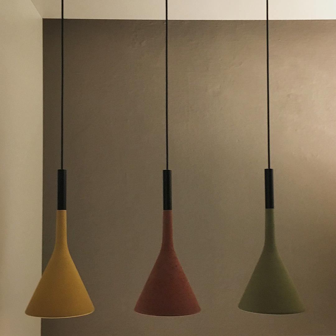 Modern Industrial Conical Concrete Pendant Light Minimalist Cement Drop Lamp for Kitchen and Dining