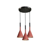Modern Industrial Conical Concrete Pendant Light Minimalist Cement Drop Lamp for Kitchen and Dining