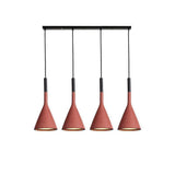 Modern Industrial Conical Concrete Pendant Light Minimalist Cement Drop Lamp for Kitchen and Dining