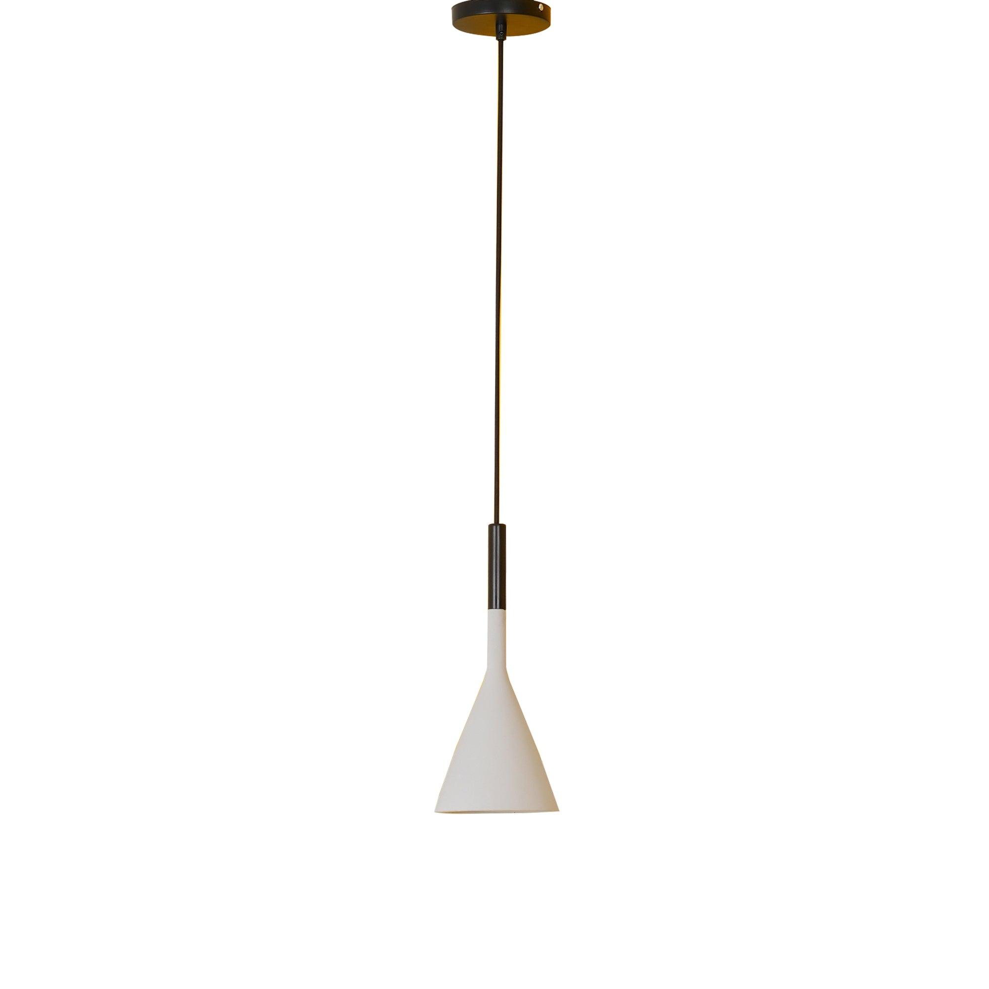 Modern Industrial Conical Concrete Pendant Light Minimalist Cement Drop Lamp for Kitchen and Dining