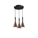 Modern Industrial Conical Concrete Pendant Light Minimalist Cement Drop Lamp for Kitchen and Dining