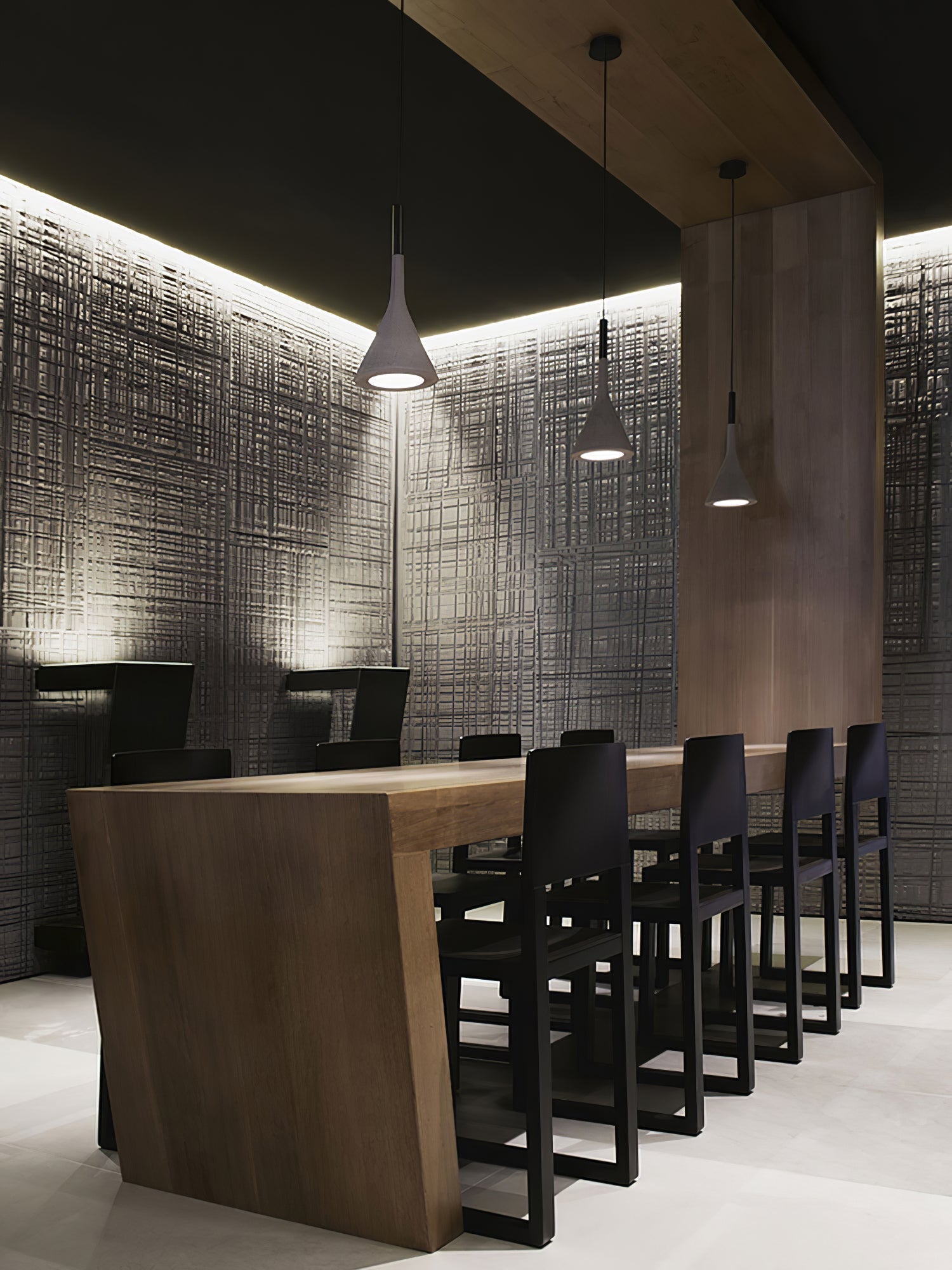 Modern Industrial Conical Concrete Pendant Light Minimalist Cement Drop Lamp for Kitchen and Dining
