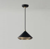 Modern Industrial Dome Pendant Light with Brushed Interior for Directional Ceiling Lighting
