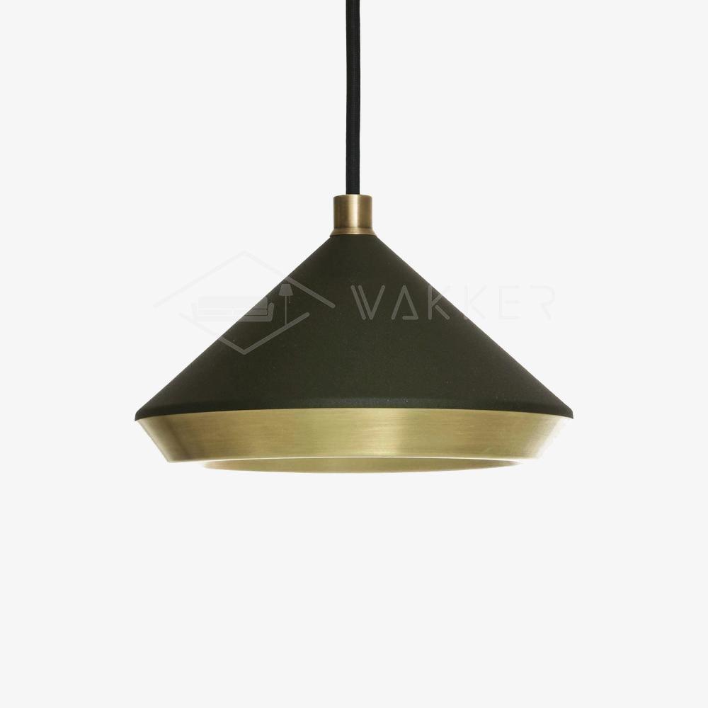 Modern Industrial Dome Pendant Light with Brushed Interior for Directional Ceiling Lighting