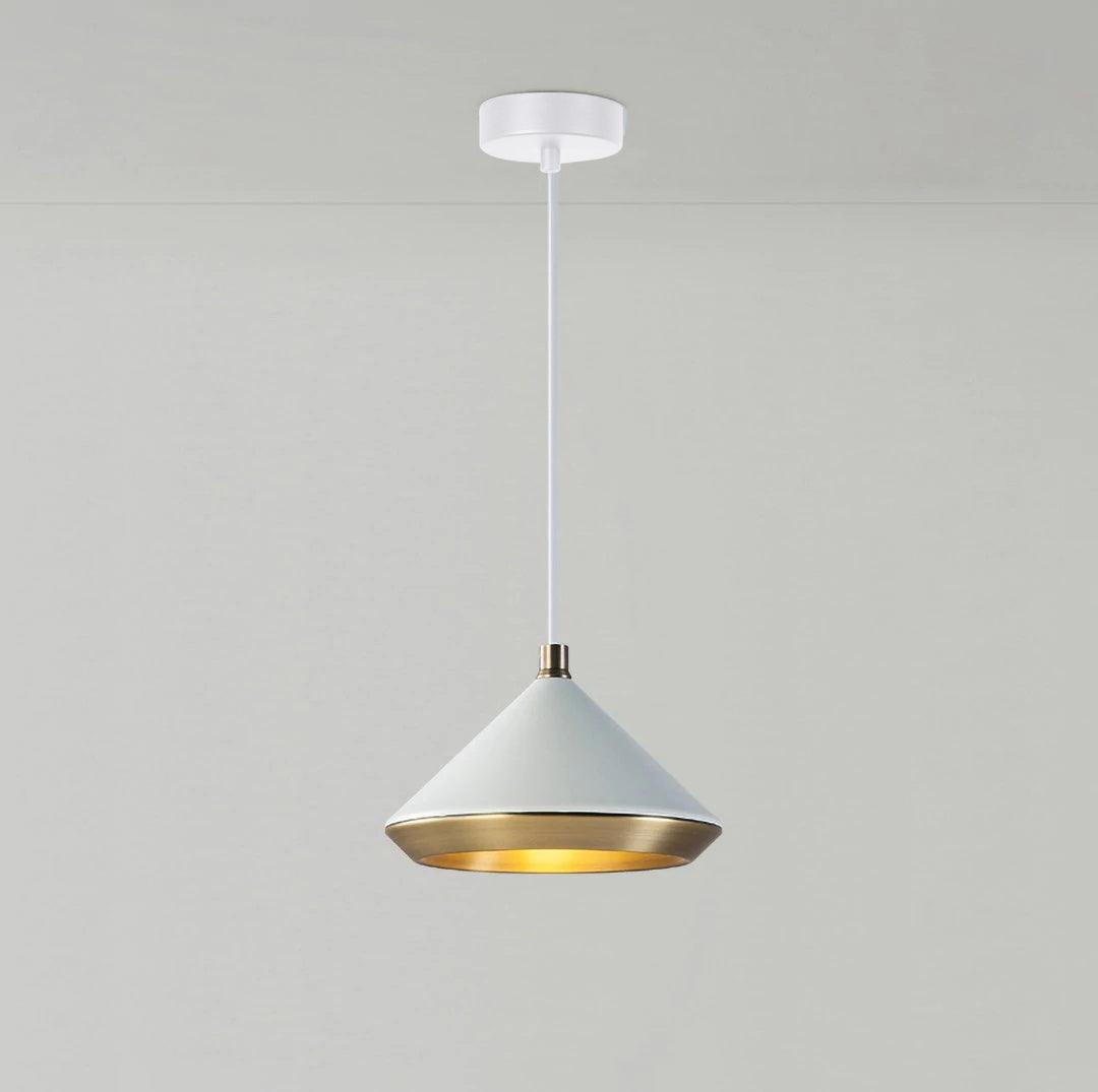 Modern Industrial Dome Pendant Light with Brushed Interior for Directional Ceiling Lighting