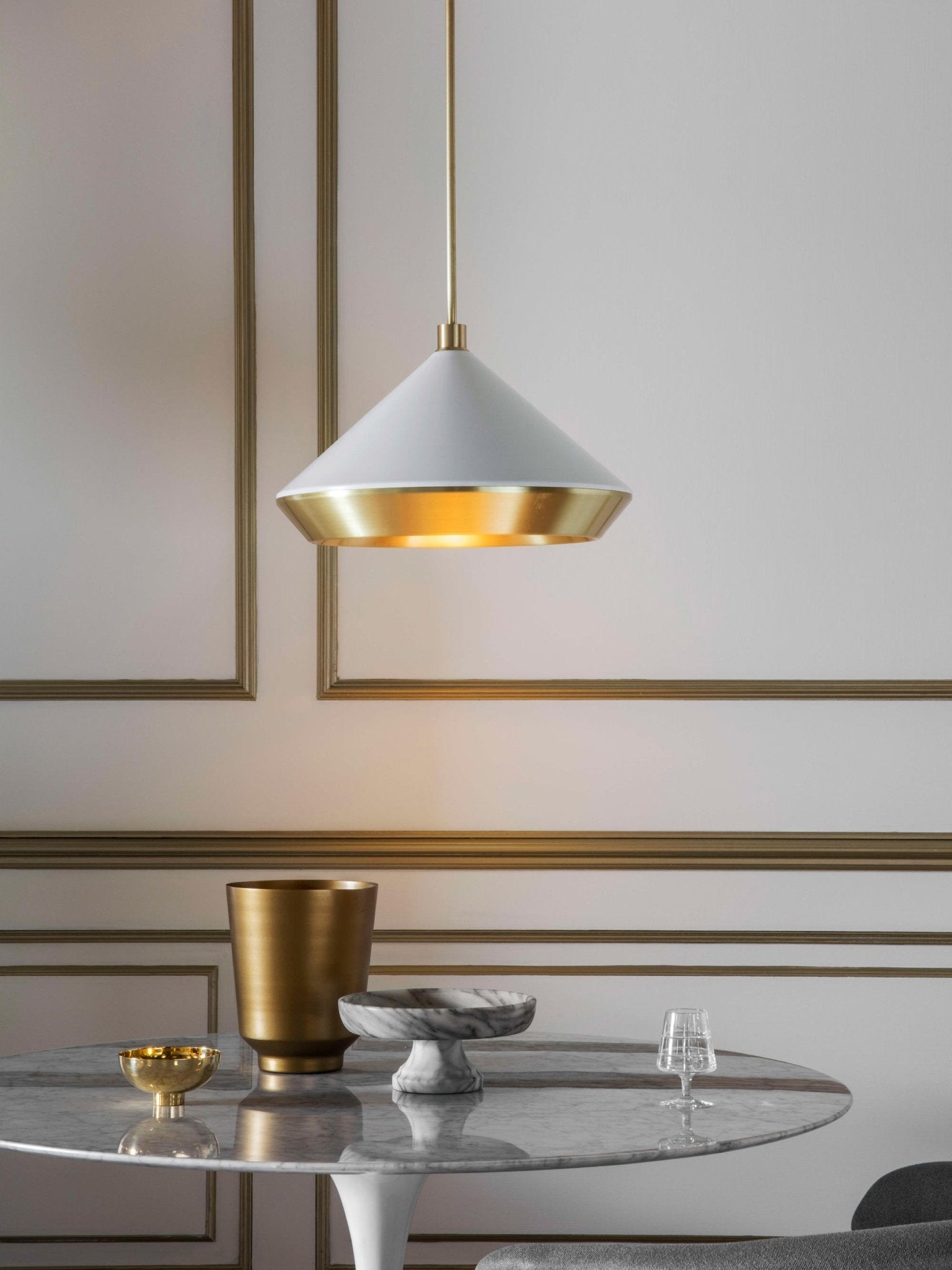 Modern Industrial Dome Pendant Light with Brushed Interior for Directional Ceiling Lighting