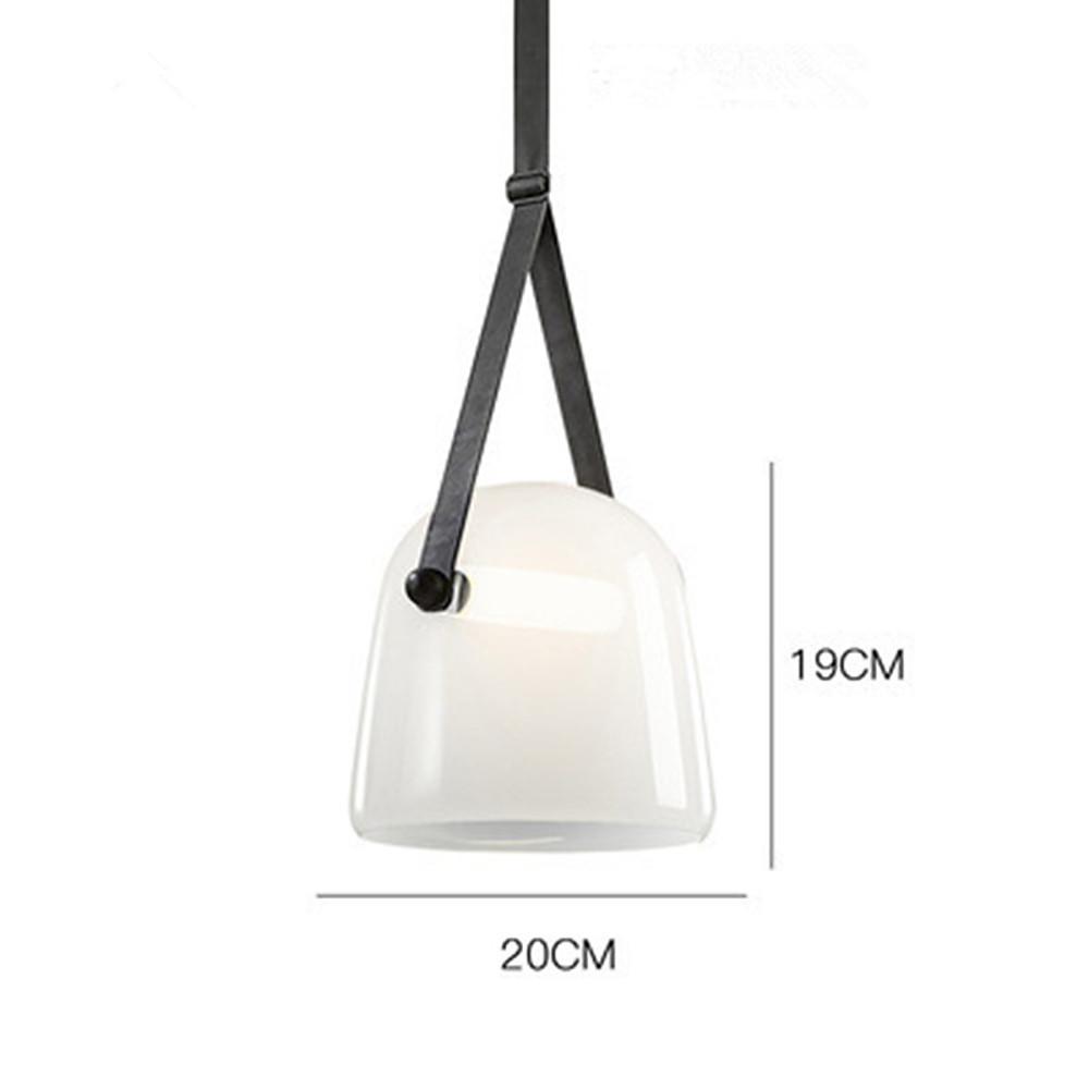 Modern Industrial Glass Metal LED Pendant Light for Kitchen Island and Dining Room Hanging Lamp