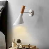 Modern Industrial LED Wall Sconce Retro Aluminum Plugin Lamp for Bedroom and Living Room