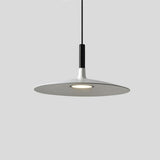 Modern Industrial Metal Circular LED Pendant Light for Kitchen Island and Dining Room