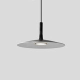 Modern Industrial Metal Circular LED Pendant Light for Kitchen Island and Dining Room