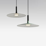 Modern Industrial Metal Circular LED Pendant Light for Kitchen Island and Dining Room