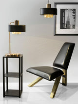 Modern Industrial Metal Pendant Light with Perforated Copper Shade and Adjustable Black Hanging Fixture