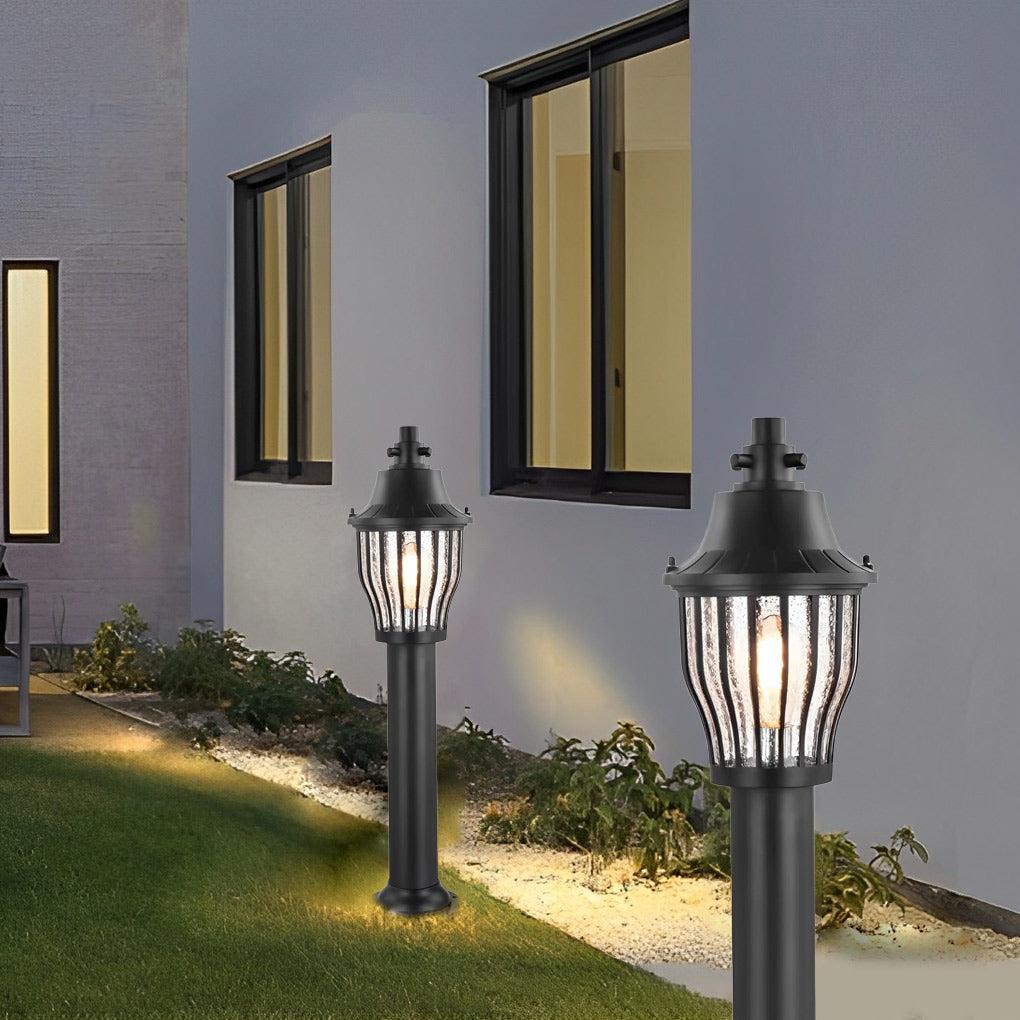 Modern Industrial Outdoor Pathway Lighting Waterproof Aluminum Garden Lawn Post Lamp