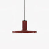 Modern Industrial Red Aluminum Pendant Light for Kitchen Island and Dining Room