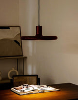 Modern Industrial Red Aluminum Pendant Light for Kitchen Island and Dining Room