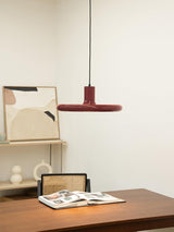 Modern Industrial Red Aluminum Pendant Light for Kitchen Island and Dining Room
