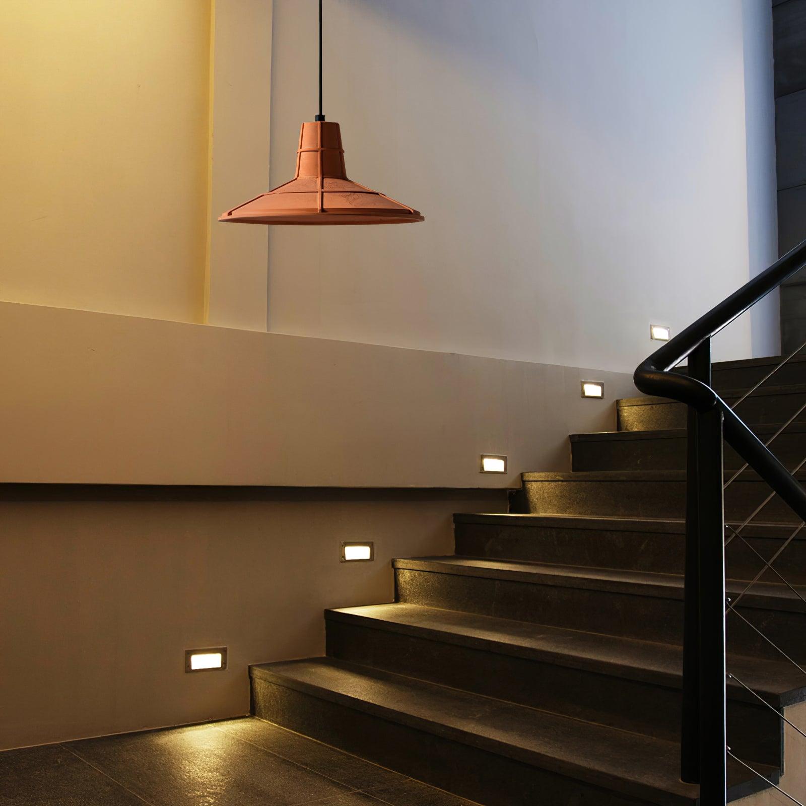 Modern Industrial Skeleton Cement Pendant Light Vintage Cast Mold Style Ceiling Hanging Lamp