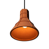 Modern Industrial Skeleton Cement Pendant Light Vintage Cast Mold Style Ceiling Hanging Lamp