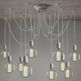Modern Industrial Spider Adjustable Multi Arm Ceiling Chandelier Pendant Light