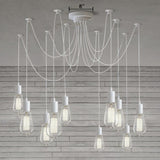 Modern Industrial Spider Adjustable Multi Arm Ceiling Chandelier Pendant Light