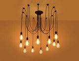 Modern Industrial Spider Adjustable Multi Arm Ceiling Chandelier Pendant Light
