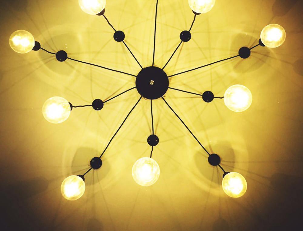 Modern Industrial Spider Adjustable Multi Arm Ceiling Chandelier Pendant Light