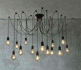 Modern Industrial Spider Adjustable Multi Arm Ceiling Chandelier Pendant Light