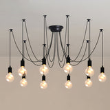 Modern Industrial Spider Adjustable Multi Arm Ceiling Chandelier Pendant Light