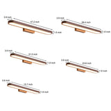 Modern Integrated LED Mirror Vanity Light Bar for Bathroom and Dressing Room in Aluminum