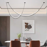 Modern Integrated LED Neon Pendant Lamp Minimalist Circular Ceiling Light Fixture