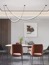 Modern Integrated LED Neon Pendant Lamp Minimalist Circular Ceiling Light Fixture