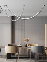 Modern Integrated LED Neon Pendant Lamp Minimalist Circular Ceiling Light Fixture