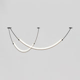 Modern Integrated LED Neon Pendant Lamp Minimalist Circular Ceiling Light Fixture
