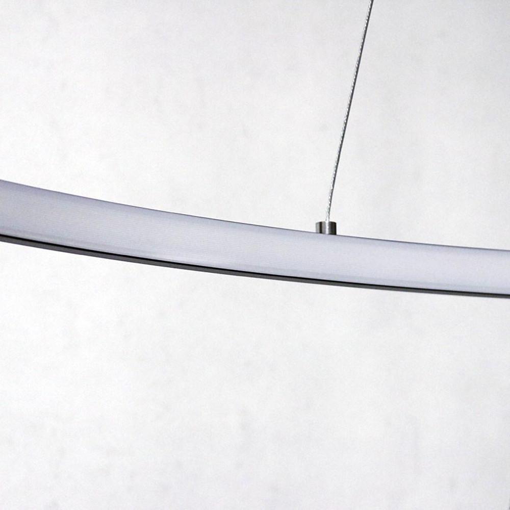 Modern Interweaved Ring Dimmable LED Chandelier Adjustable Contemporary Pendant Light