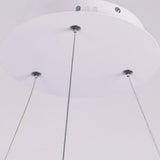 Modern Interweaving Curved LED Pendant Light Dimmable Adjustable Ceiling Hanging Lamp for Kitchen Island
