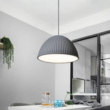 Modern Inverted Cup LED Cement Pendant Light Industrial Hanging Lamp for Kitchen and Dining